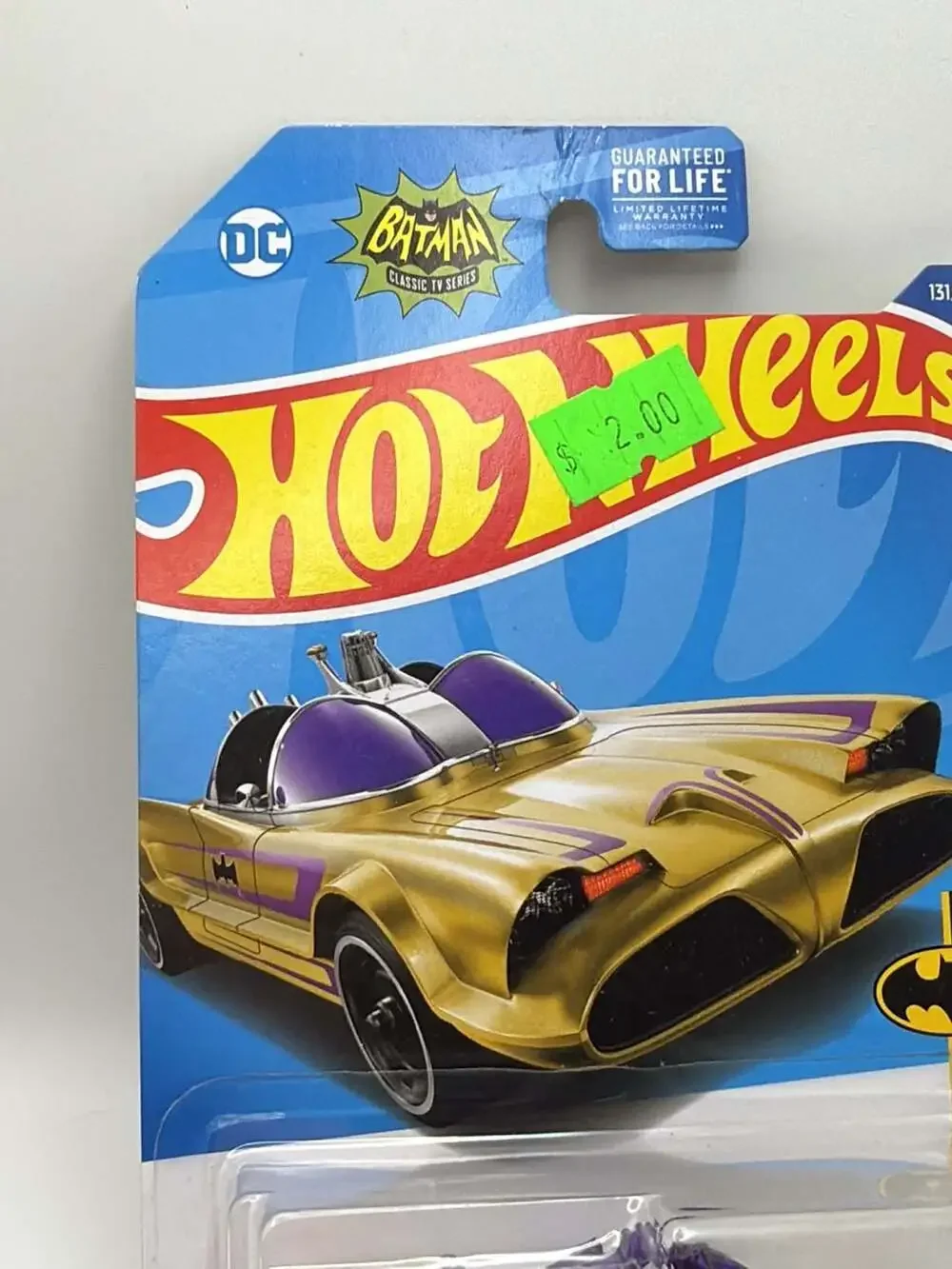 Hot Wheels Batman Classic TV Series Batmobile Gold Variant 131/250